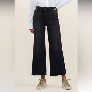 Kut from the Kloth Meg High Rise Wide Leg - black